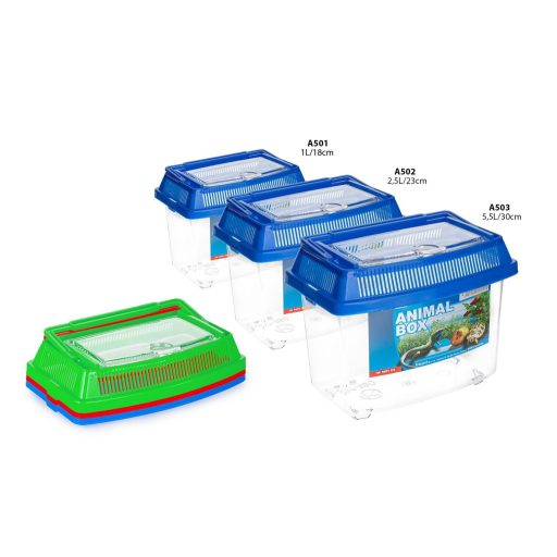 Happet műanyag tartály Fauna Box 5,5 literes - 30x19x21cm - szállítódoboz