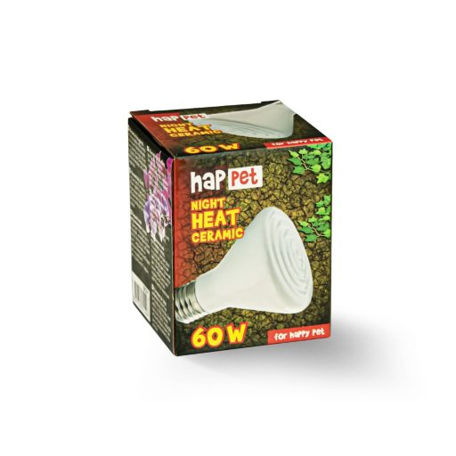 Happet Night Heat Ceramic - kerámia hősugárzó terrárium lámpába - 60W E27