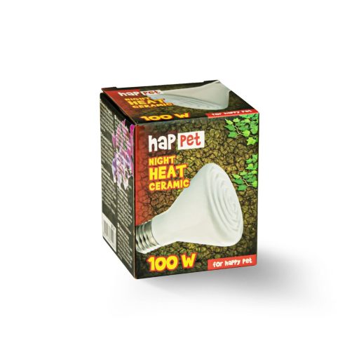 Happet Night Heat Ceramic - kerámia hősugárzó terrárium lámpába - 100W E27