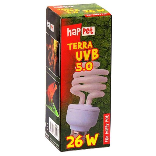 Happet UVB 5.0 terráriumi izzó - 26W E27