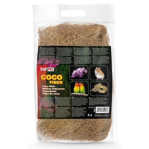 Happet Coco Fiber szálas kókuszrost terrárium aljzat - 5 liter