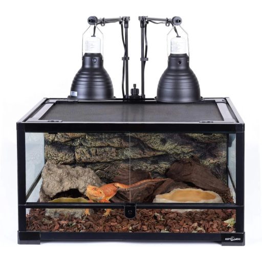 Repti-Zoo terrárium lámpatartó állvány - dupla