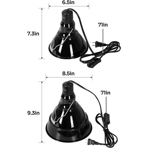 Repti-Zoo terrárium lámpabúra bővítőszoknyával- 16-21cm E27 - max. 200W