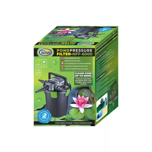 Aqua Nova NFF-6000 kerti tó nyomásszűrő + UVC 11W