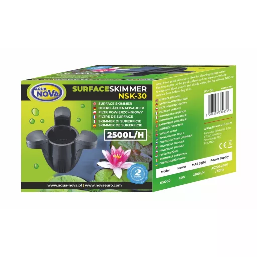 Aqua Nova NSK-30 felszínszűrő - 2500l/h