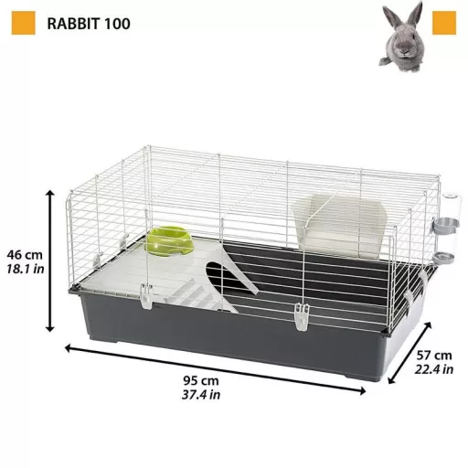 Ferplast Rabbit 100 - Nyúlketrec - 95x57x46cm
