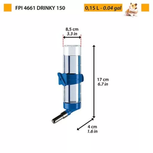 Ferplast Drinky 150 - rágcsáló itató 150ml