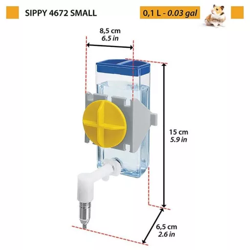 Ferplast Sippy 4672 Small - rágcsáló itató 100ml