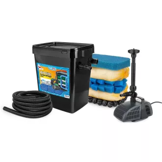   Happet Biofilter Camouflage kerti tó átfolyós szűrő vízpumpával - talajba süllyeszthető