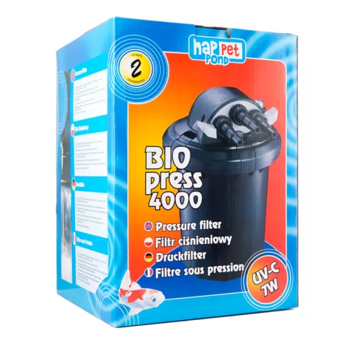 Happet BioPress 4000 kerti tó nyomásszűrő + UVC 7W