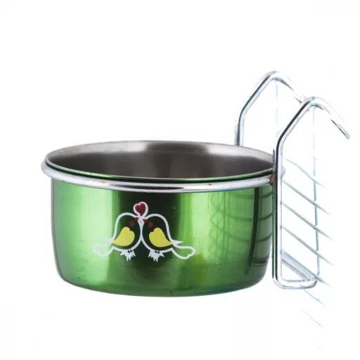 Happet - rágcsáló, madár etető - itató tálka fém 150ml