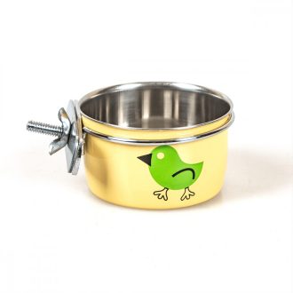   Happet - rágcsáló, madár etető - itató tálka fém - csavaros 150ml