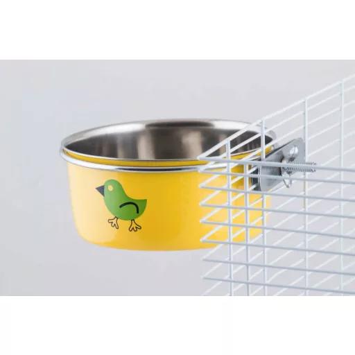 Happet - rágcsáló, madár etető - itató tálka fém - csavaros 800ml