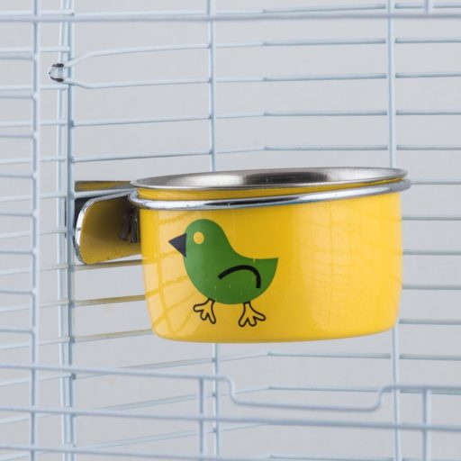 Happet - rágcsáló, madár etető - itató tálka fém - csavaros 800ml