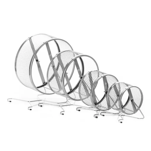 Inter-Zoo sűrű rácsozású fém futókerék rágcsálóknak - 12cm többféle színben