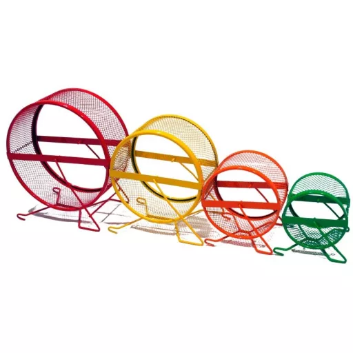 Inter-Zoo sűrű rácsozású fém futókerék rágcsálóknak - 25cm többféle színben