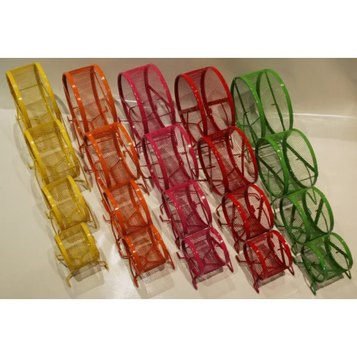 Inter-Zoo sűrű rácsozású fém futókerék rágcsálóknak - 25cm többféle színben