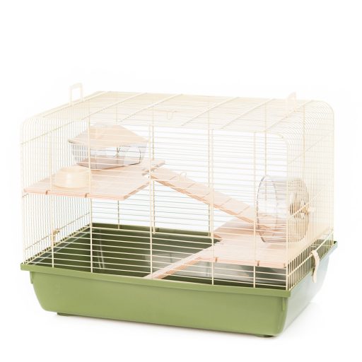 Inter-Zoo Rex 2 Wood - Hörcsög ketrec - 58x38x43cm