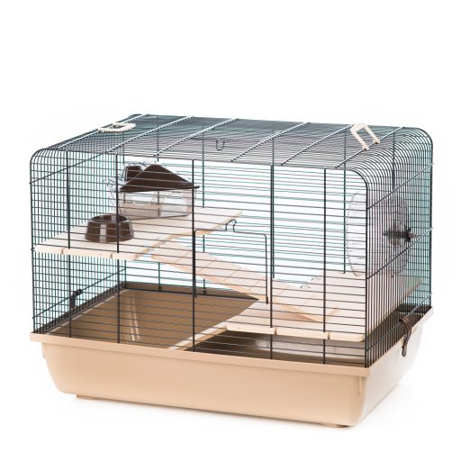 Inter-Zoo Rex 2 Wood - Hörcsög ketrec - 58x38x43cm