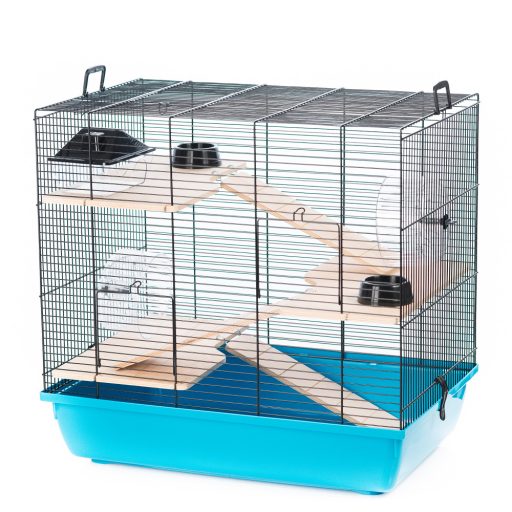 Inter-Zoo Rex 3 Wood - Hörcsög ketrec - 58x38x55cm