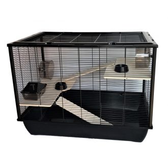   Inter-Zoo Hugo Wood - Hörcsög ketrec összecsukható - 78x48x58cm