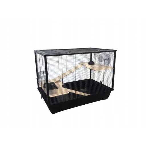 Inter-Zoo Hugo Wood - Hörcsög ketrec összecsukható - 78x48x58cm