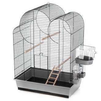   Inter-Zoo Eliza Black madárkalitka teljes felszereléssel - 54x34x75cm