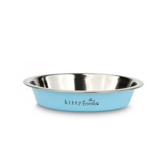   Happet - rágcsáló etető - itató tálka fém - kék 300 ml