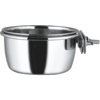   Happet - rágcsáló etető - itató tálka fém - csavaros 150ml