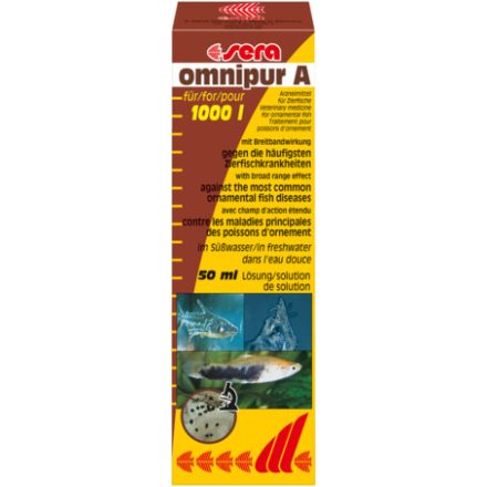 Sera Omnipur akváriumi fertőtlenítő készítmény - 50 ml