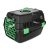 Happet Teddy S - kisállat szállító box - 50x33x33cm - fekete - zöld