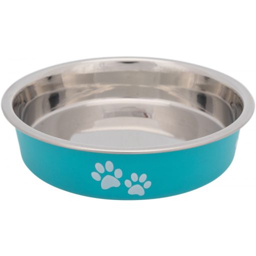 Trixie - kisállat etető - itató fémtál - műanyag borítással 250 ml