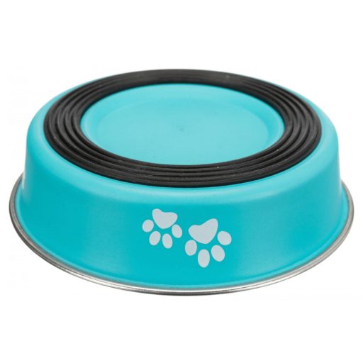 Trixie - kisállat etető - itató fémtál - műanyag borítással 250 ml