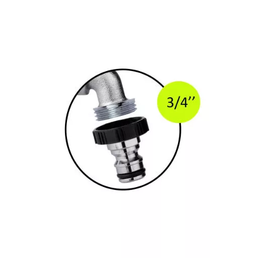 Colortap Kerti csap Aquajet - réz 1/2"-3/4" - kiegészítő aljzattal