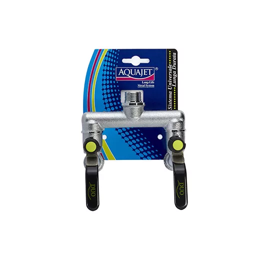 Colortap Kerti csap Aquajet - réz 1/2"-3/4" - dupla