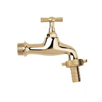 Kerti csap réz 3/4" - hagyományos csatlakozóval