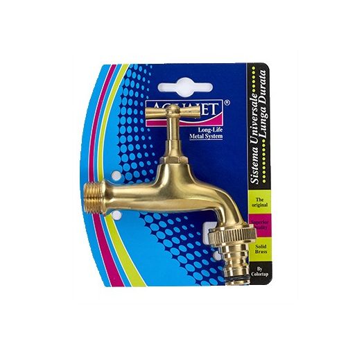 Kerti csap réz 3/4" - gyorscsatlakozóval