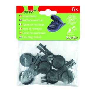 Csalétek Supercat műanyag egérfogóhoz 6db/csomag