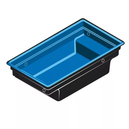 Ubbink tómeder - Quadra C2 1500 liter - 225x118x70cm