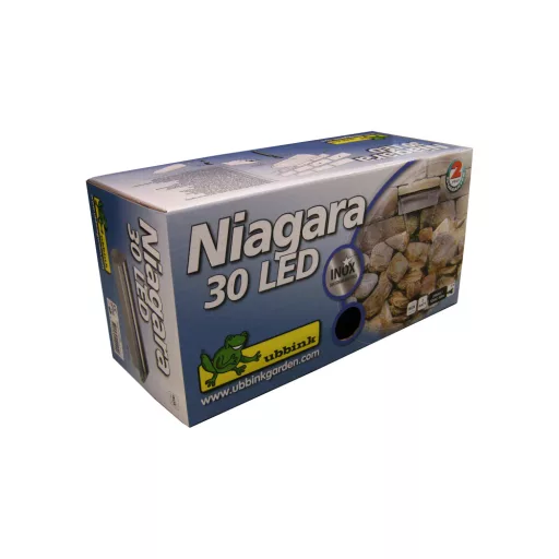 Ubbink vízeséselem - Niagara LED 30cm - rozsdamentes acél