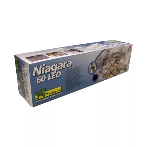 Ubbink vízeséselem - Niagara LED 60cm - rozsdamentes acél