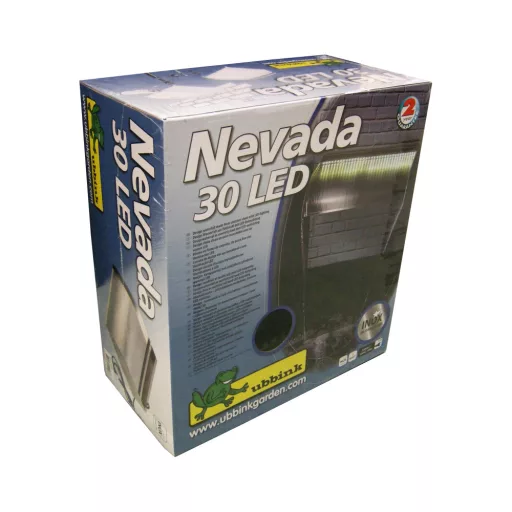 Ubbink vízeséselem - Nevada LED 30cm - rozsdamentes acél