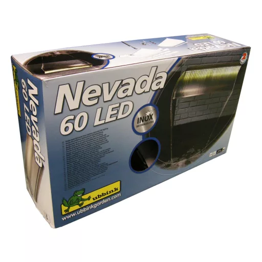 Ubbink vízeséselem - Nevada LED 60cm - rozsdamentes acél