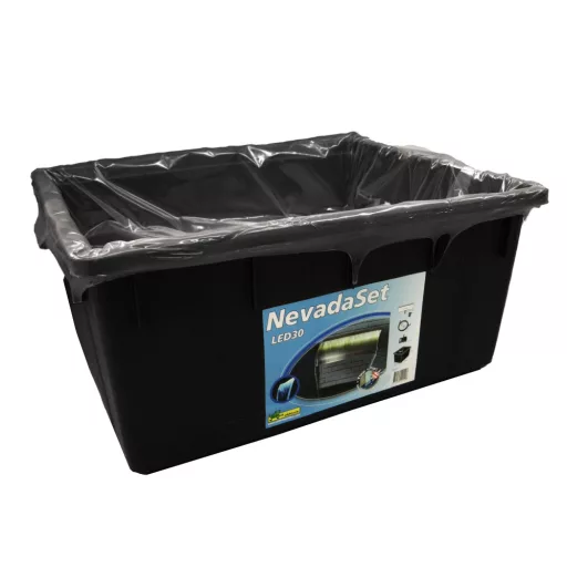 Ubbink vízeséselem szett - Nevada LED 30cm - rozsdamentes acél