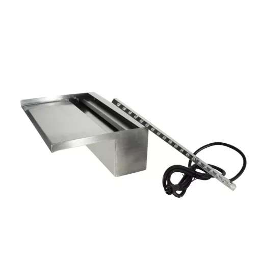 Ubbink vízeséselem - Niagara LED fal 60cm - rozsdamentes acél