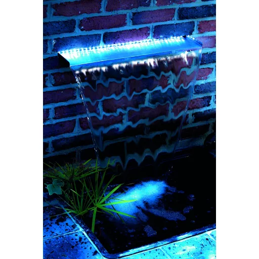 Ubbink vízeséselem - Niagara LED fal 60cm - rozsdamentes acél