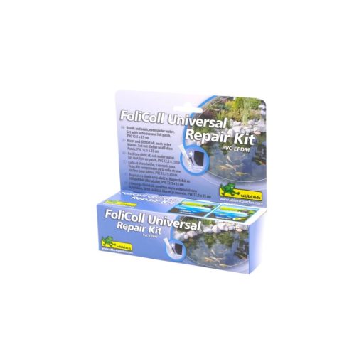 Ubbink Folicoll tófólia javító készlet - ragasztó és fólia darab - PVC-EPDM