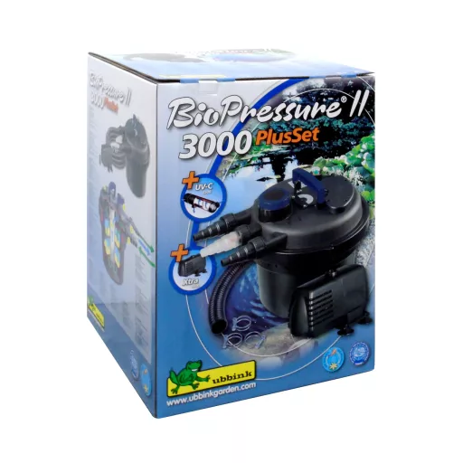 Ubbink BioPressure II 3000 nyomásszűrő + UVC 5W + 1600 l/h szivattyú