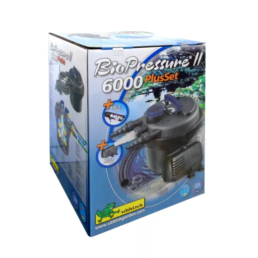 Ubbink BioPressure II 6000 nyomásszűrő + UVC 9W + 2300 l/h szivattyú
