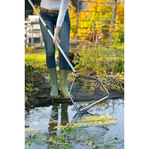 Merítőháló durva - nagy - háromszög alakú - 37x35x35 cm